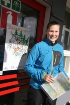 Irene Mäkelä - ensimmäisenä rastien hakuun juosten, matka 4.7 km